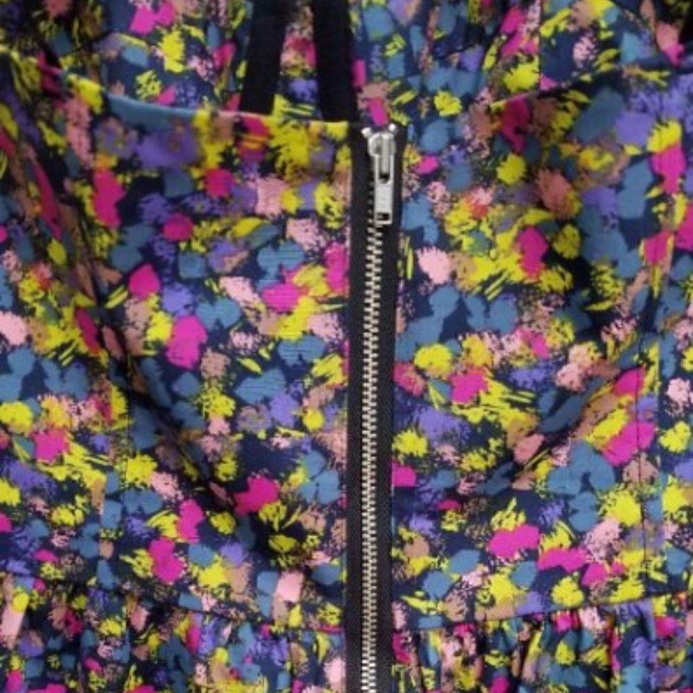 Moda Int'l Colorful Floral Spaghetti Strap Dress size 6 - Picture 3 of 6